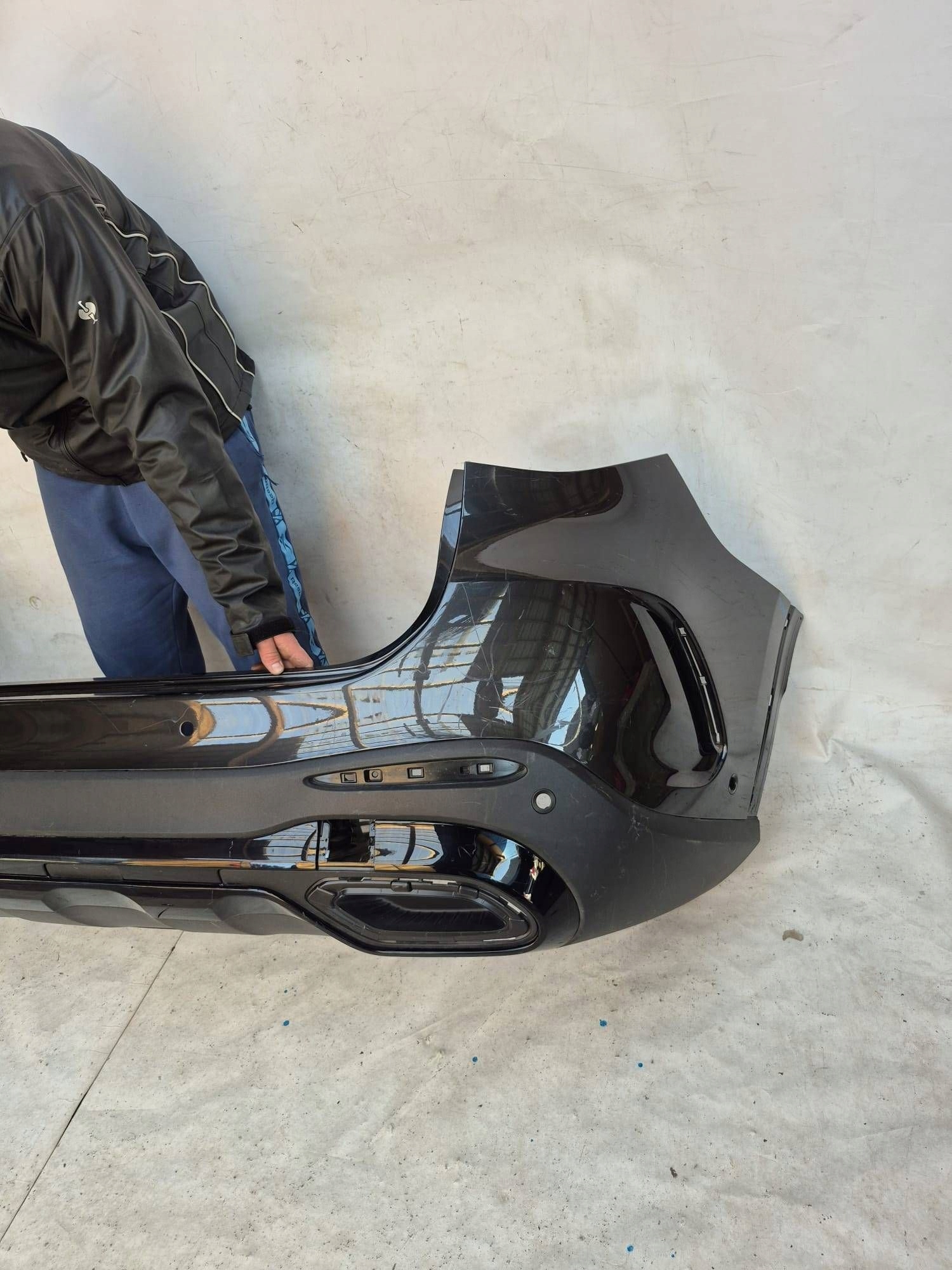 MERCEDES GLC II 2 X254 AMG 22-> bumper rear part rear 6XPDC