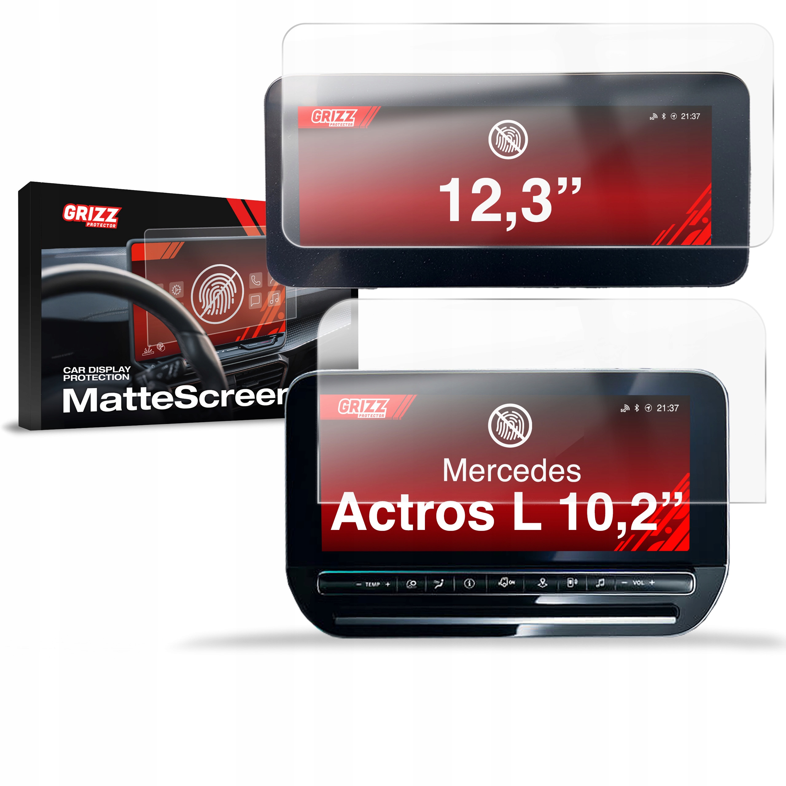 2w1 Folia Antyodciskowa do Mercedes Actros L (2026)