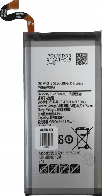 

Bateria do Samsung Galaxy S8 EB-BG950ABE