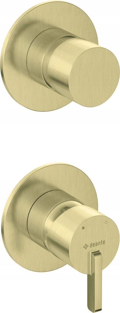 Sprchová batéria Silia Brushed Gold, podomietková, s prepínačom natrys