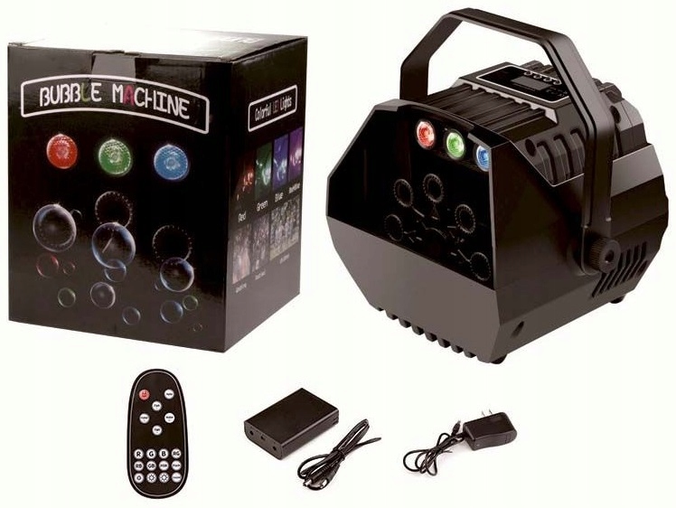 WYTWORNICA BANIEK MYDLANYCH Z LED NA PILOTA BEZPRZEWODOWA KOMPAKTOWA LEKKA Model BM2 LED