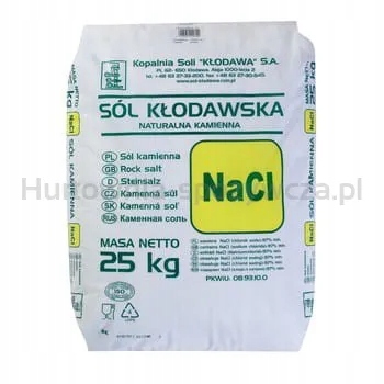 Kłodawska Kamenná sůl mletá A 25 kg Kopalnia Soli Kłodawa S.a.