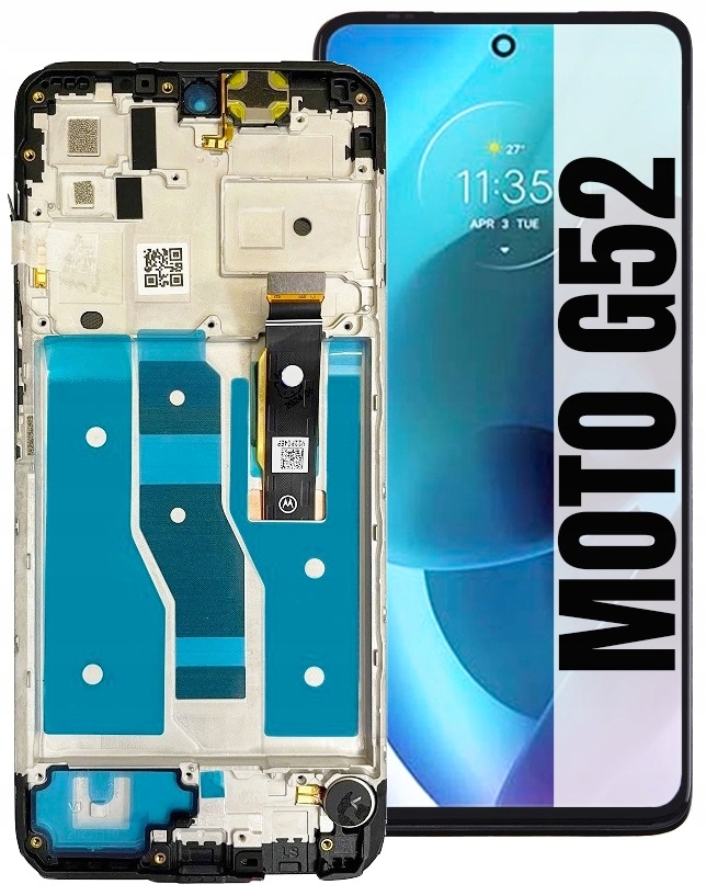 Displej Pro Motorola Moto G52 XT2221 Incell LCD Displej Rámeček