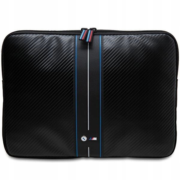 Pouzdro pouzdro Bmw Carbon & Blue Stripe pro notebook 14", černé