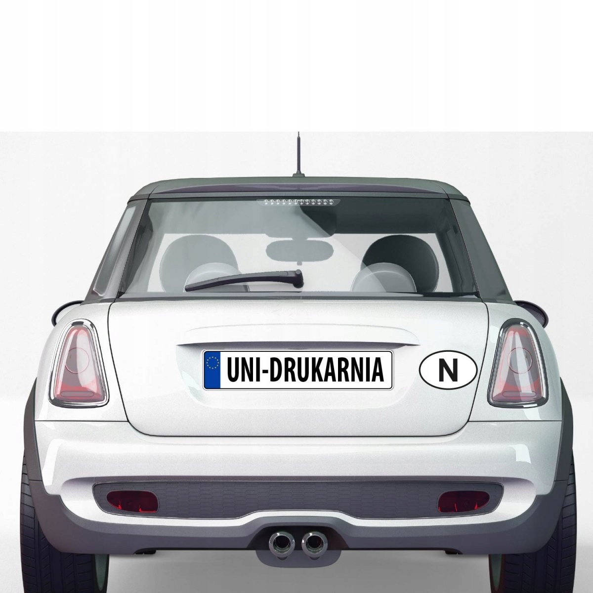 Naklejka na samochód Norwegia - N Seria Auto