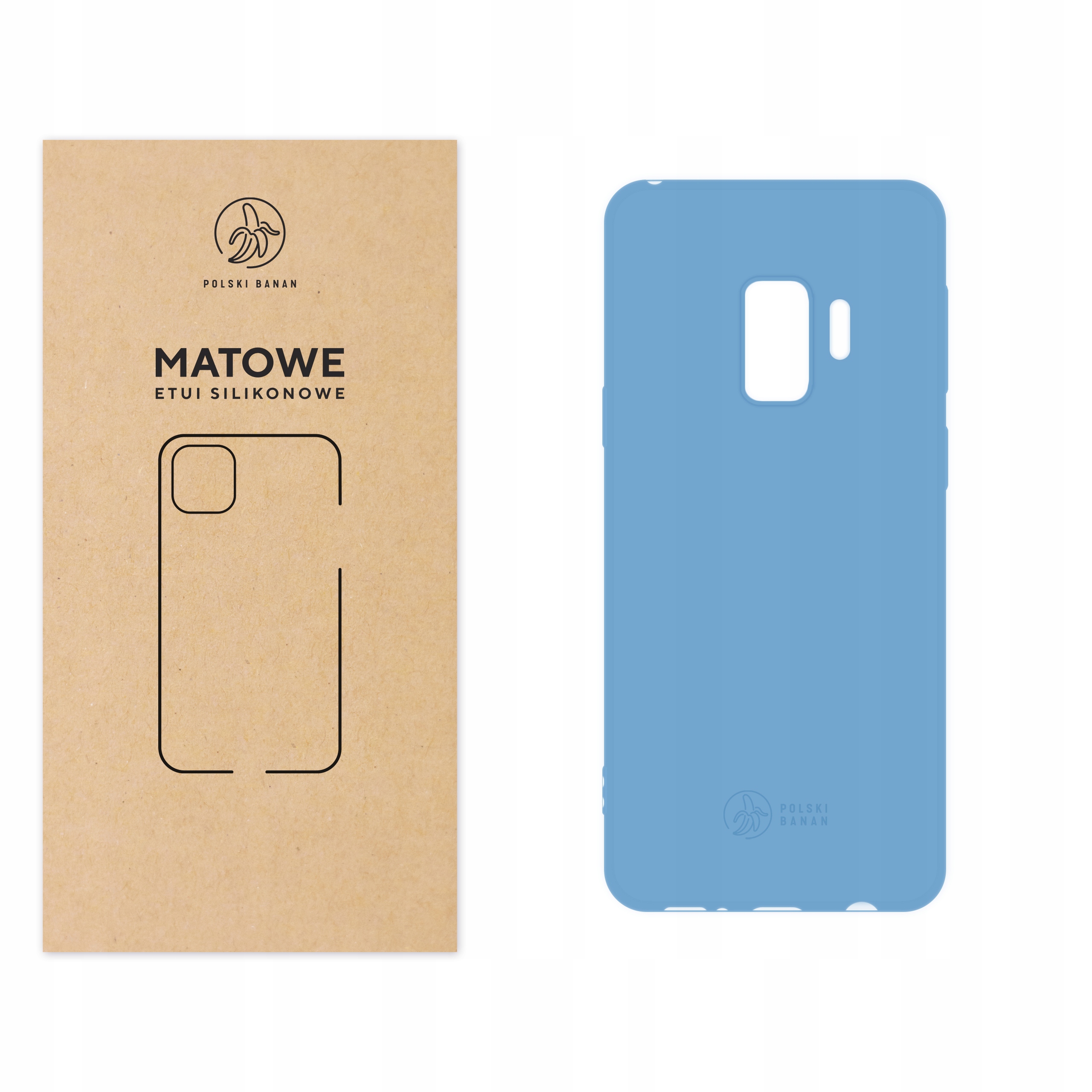

Etui Matowe do Samsung S9 błękitne