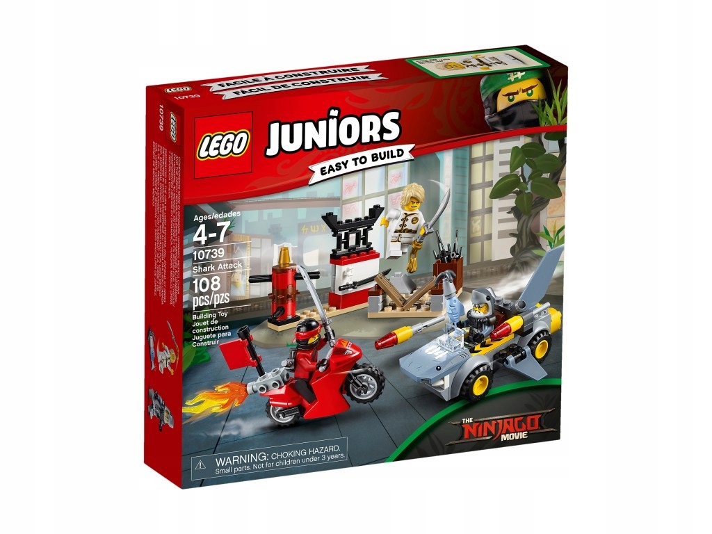 Lego Juniors 10739 Útok žraloků Nové