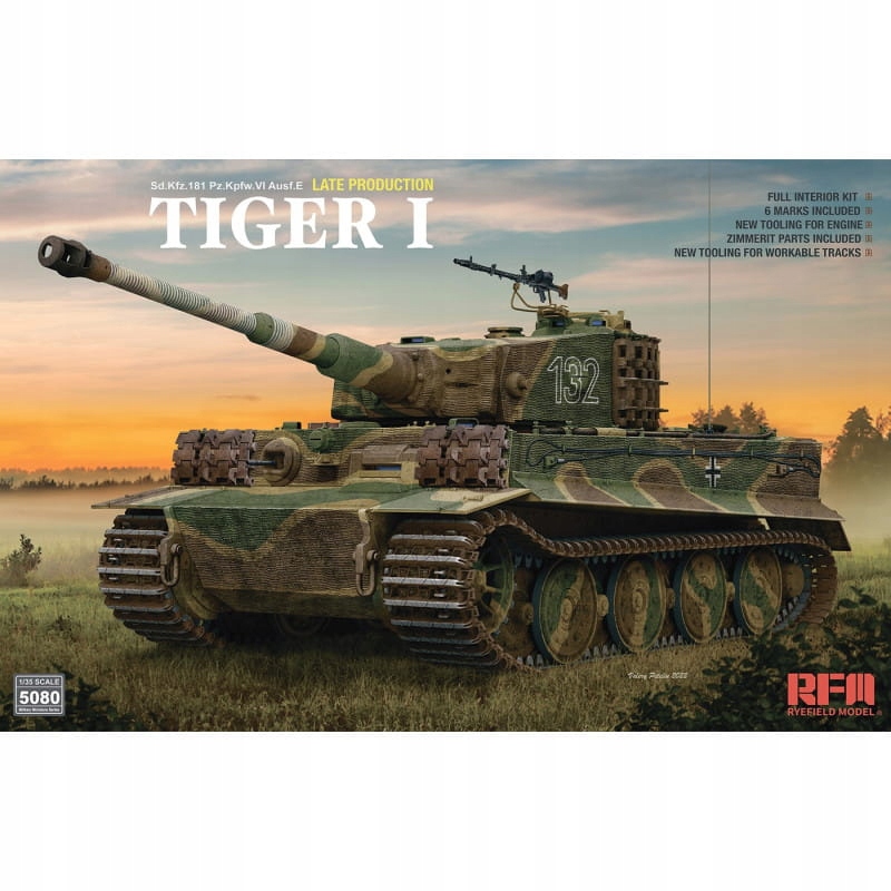Sd.Kfz. 181 Pz.kpfw. VI Ausf. E Tiger I 1:35 Rye Field Model 5080