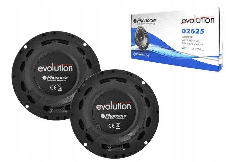 GŁOŚNIKI SAM.WOOFER PHONOCAR 165mm 170W RMS 4ohm EAN (GTIN) 8020065026250