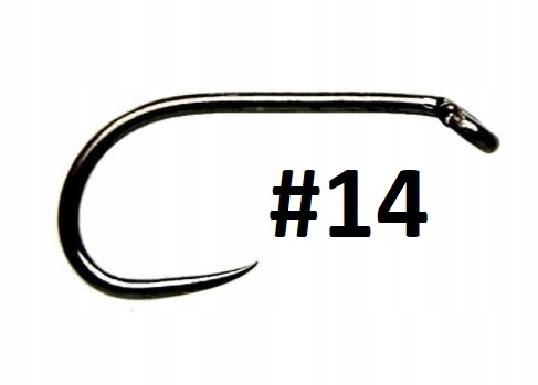 

Haczyki do suchej muchy #14 Dry Fly Flytier 10 szt