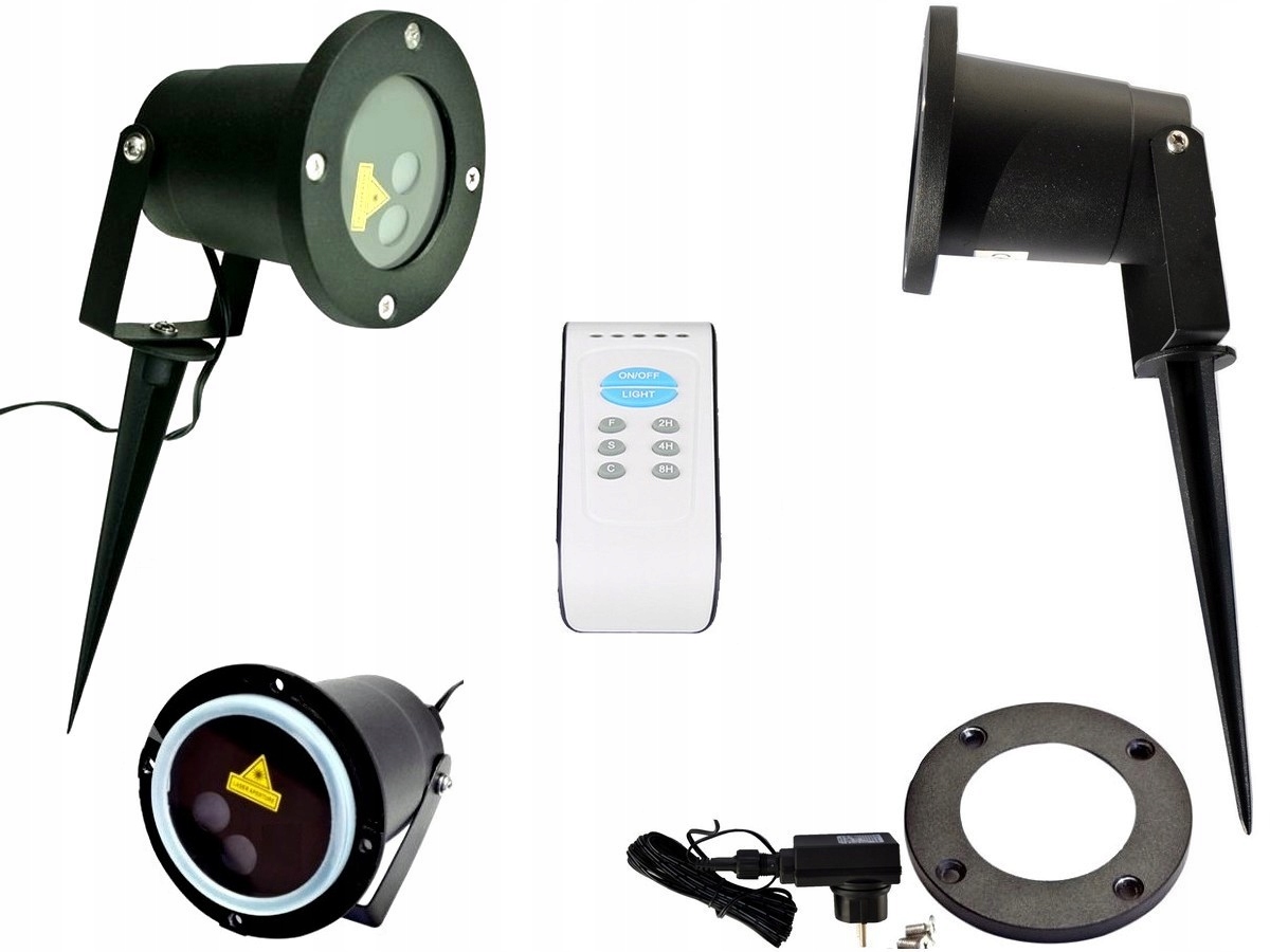 Vánoční Laserový Projektor Laser Rg 8v1 Star Diskotéková Show Dj n Vánoce