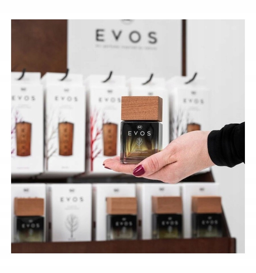 K2 EVOS HUNTER flakon 50ml perfumy do auta zapach Stan opakowania oryginalne