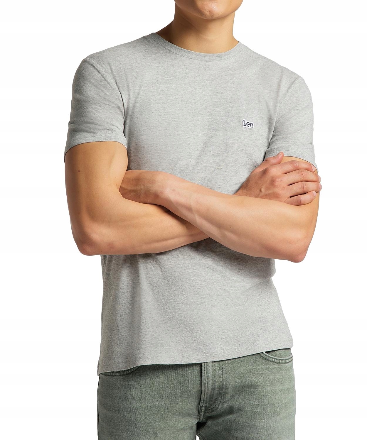 

T-shirt Lee Patch Logo Tee L60UFQ37 Grey Mele M