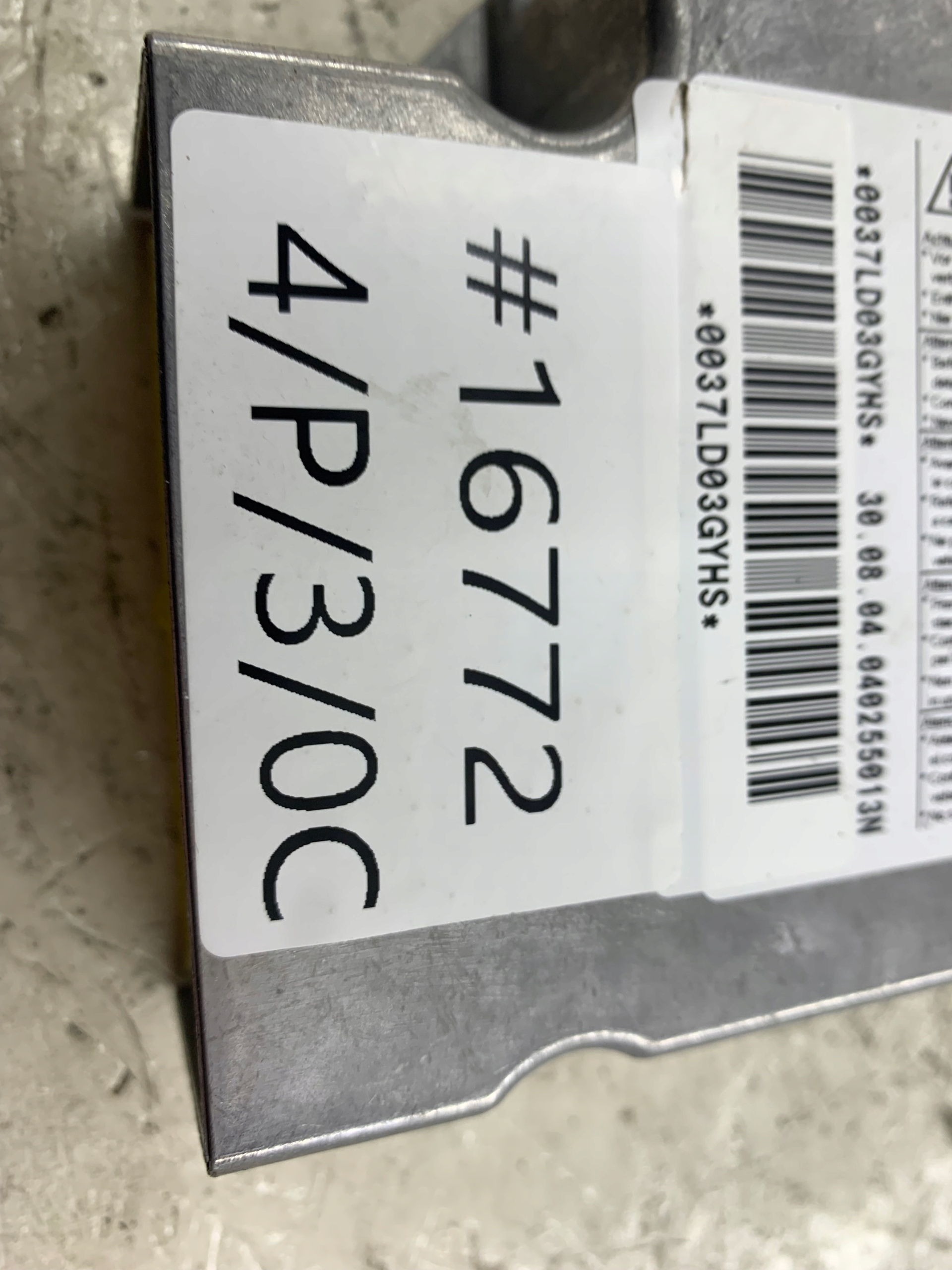 AUDI A6 C6 SENSOR modulo airbag 4F0959655B