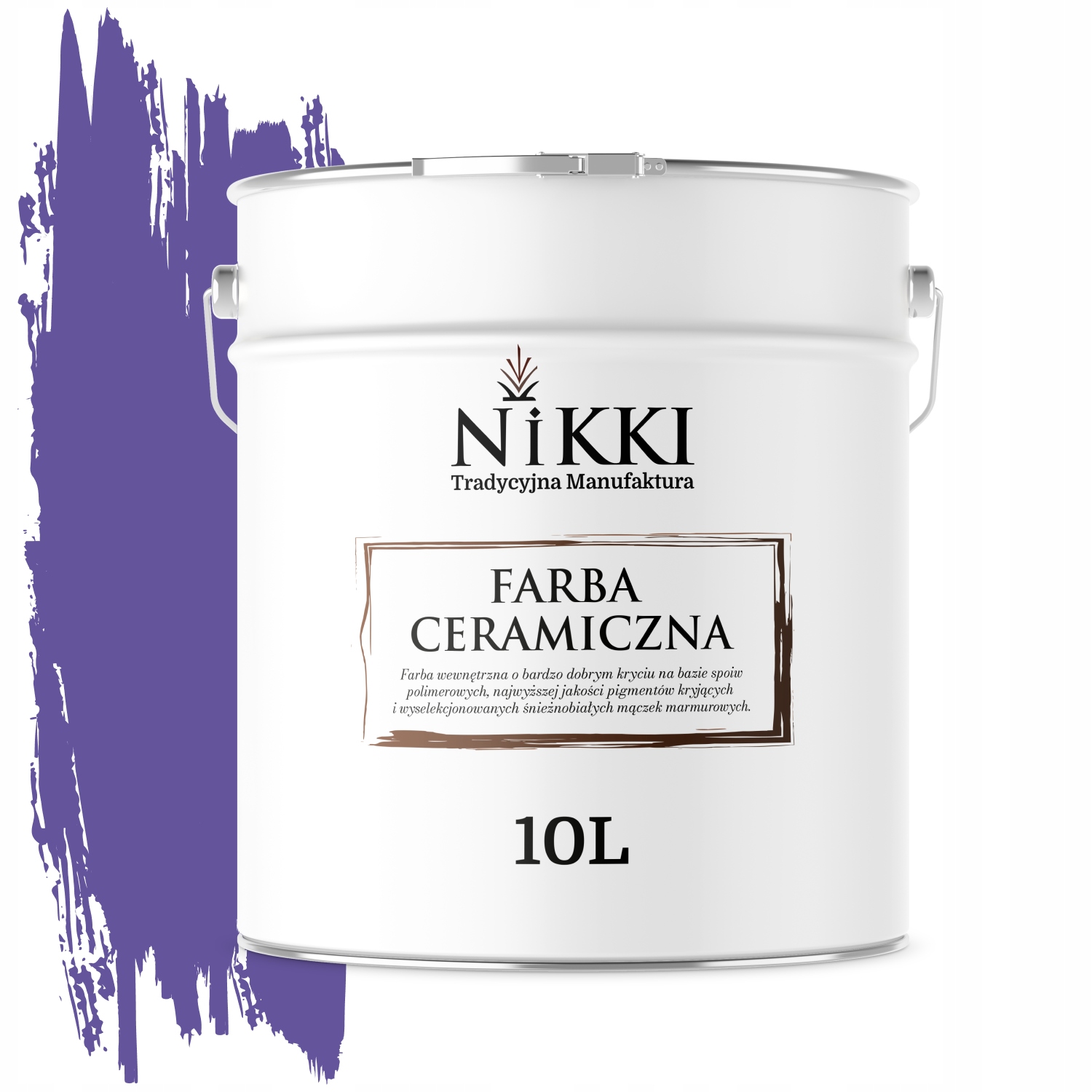 Keramická Stropná Farba Purpurová H2711 Hlboká Matná Na Steny 10 L