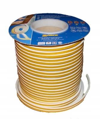 Gumové Těsnění Na Okna Dveří Samolepicí Profil D Hnědé 100 M