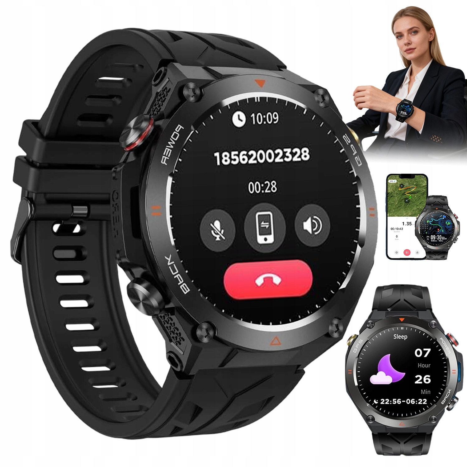 Chytré Hodinky S Monitorováním Zdraví A Senzory Jízdy Na Kole A Fitness