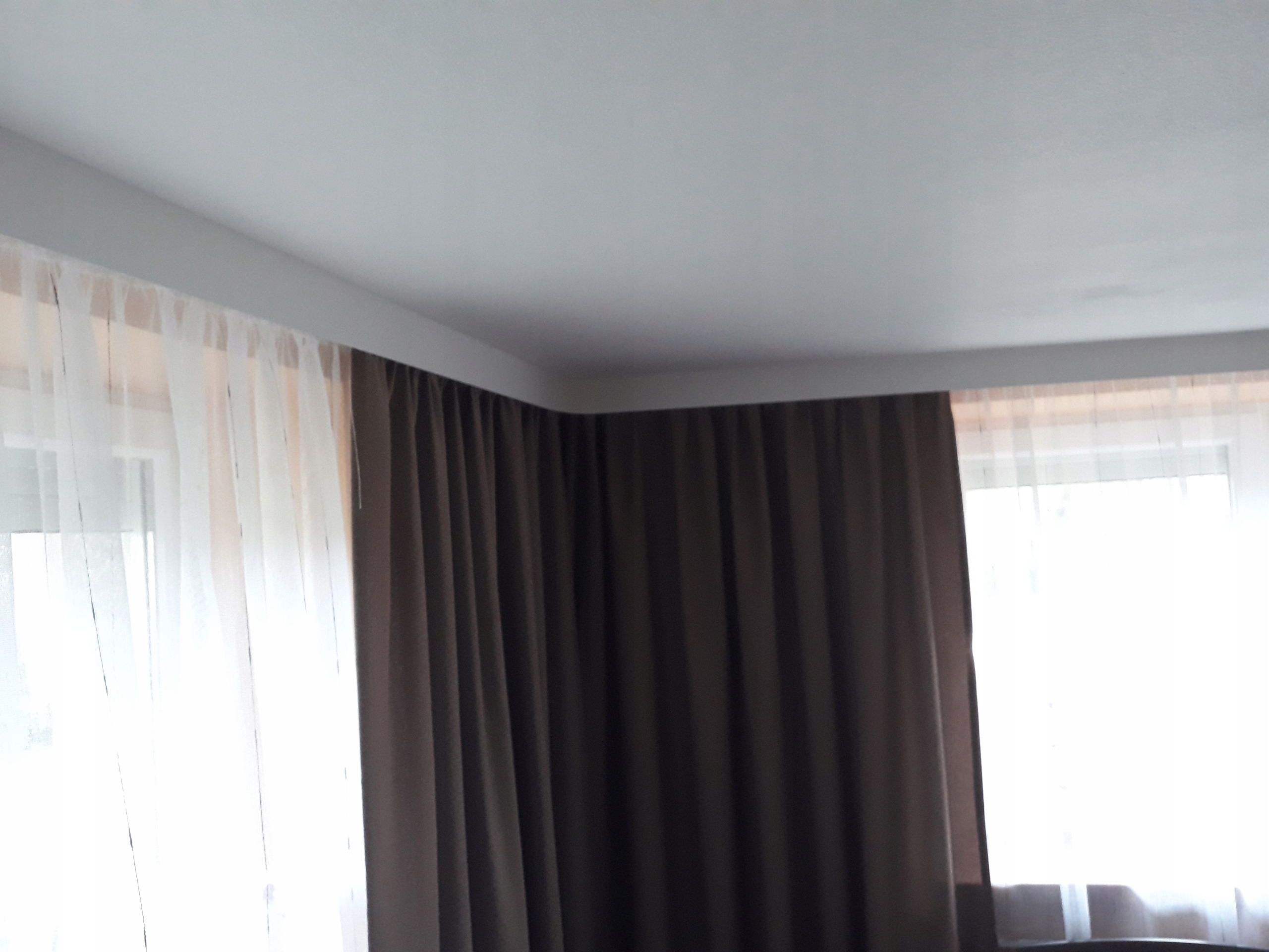 Łuk przelotowy do szyny pcv III 3-torowej karnisz Kolor biały