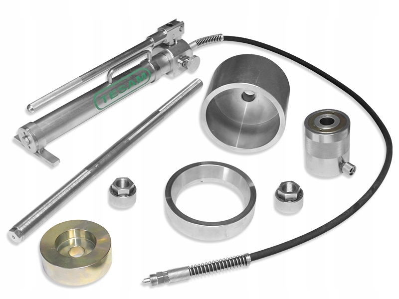 Zestaw do wprasowania i wyprasowania tulei naczepy