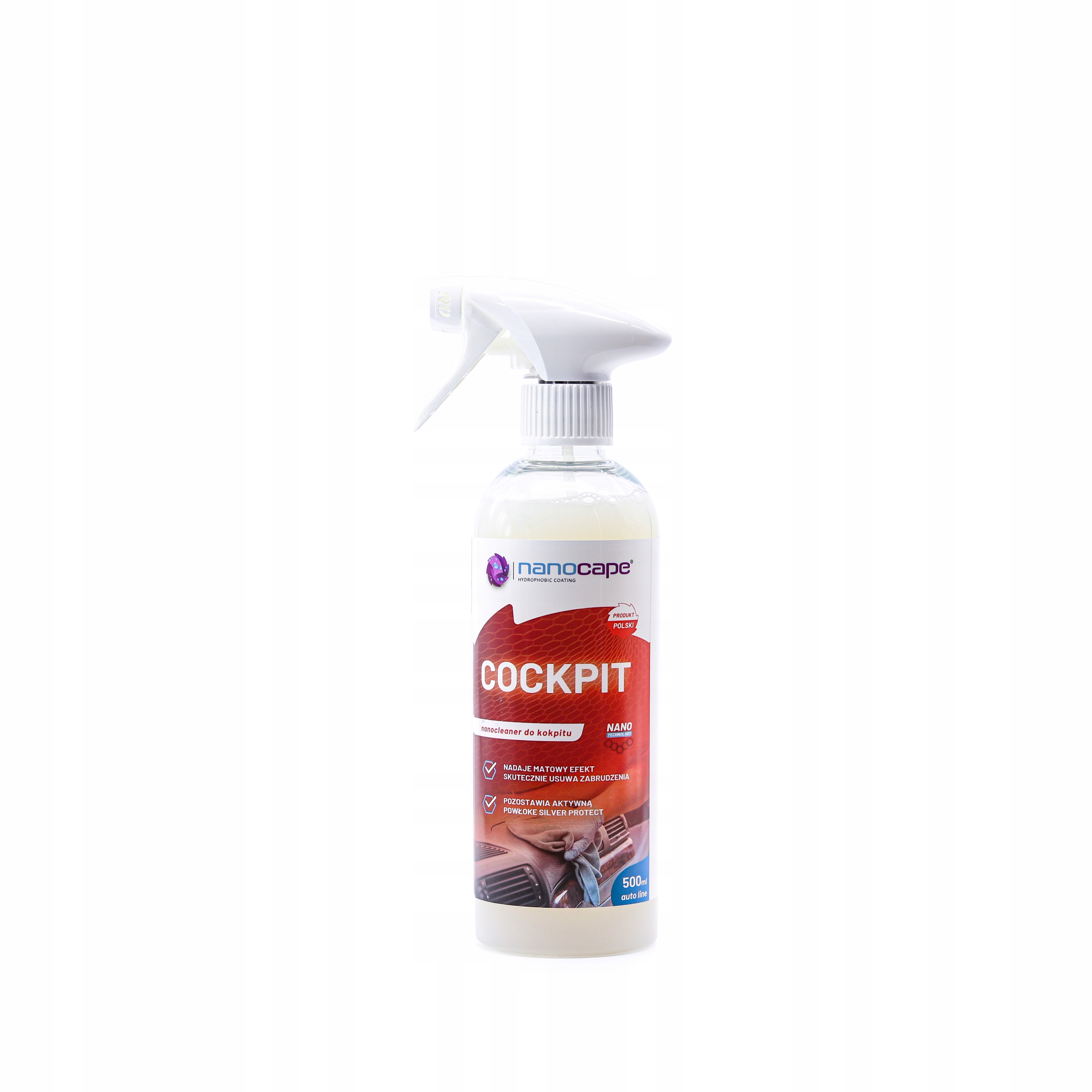 

Nanocape Czyszczeni kokpitu 500ml Nanosrebro