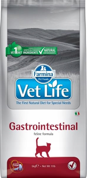 Levně Vet Life Natural Cat Gastro-Intestinal 5kg