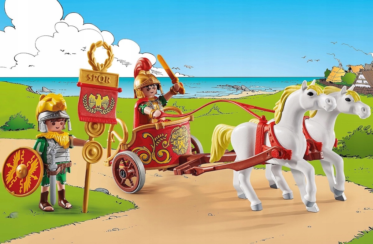 PLAYMOBIL ASTERIX - RZYMSKI RYDWAN - NOWOŚĆ 07.2024 - 71543 EAN (GTIN) 4008789715432