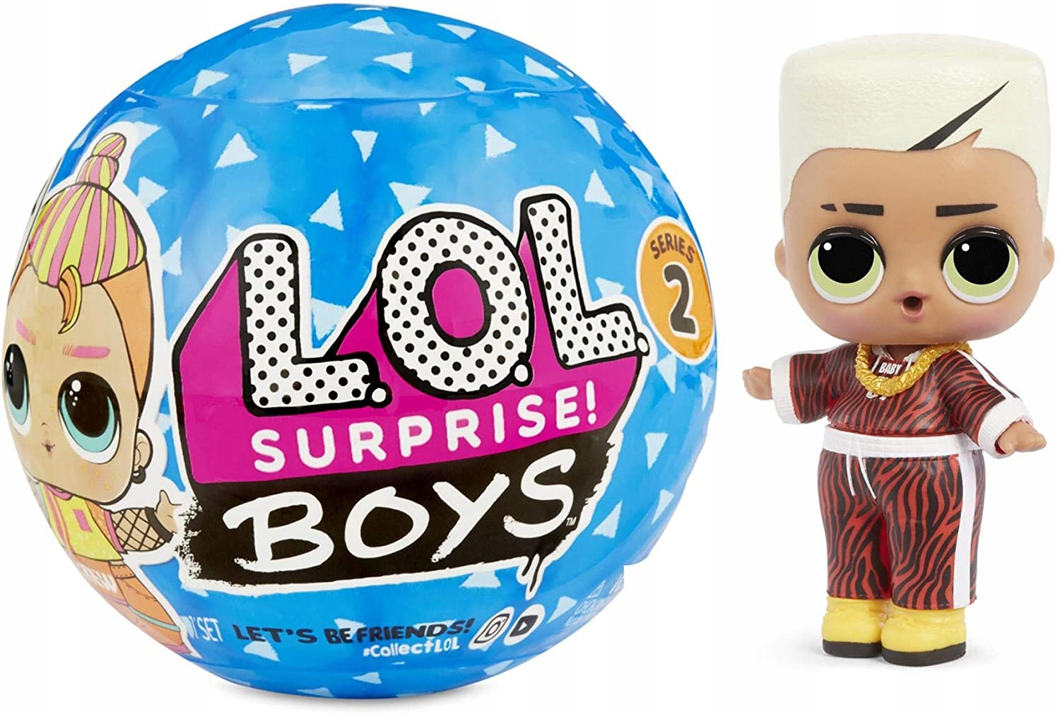 

Lol Surprise Boys seria 2 Laleczka Chłopiec Kula