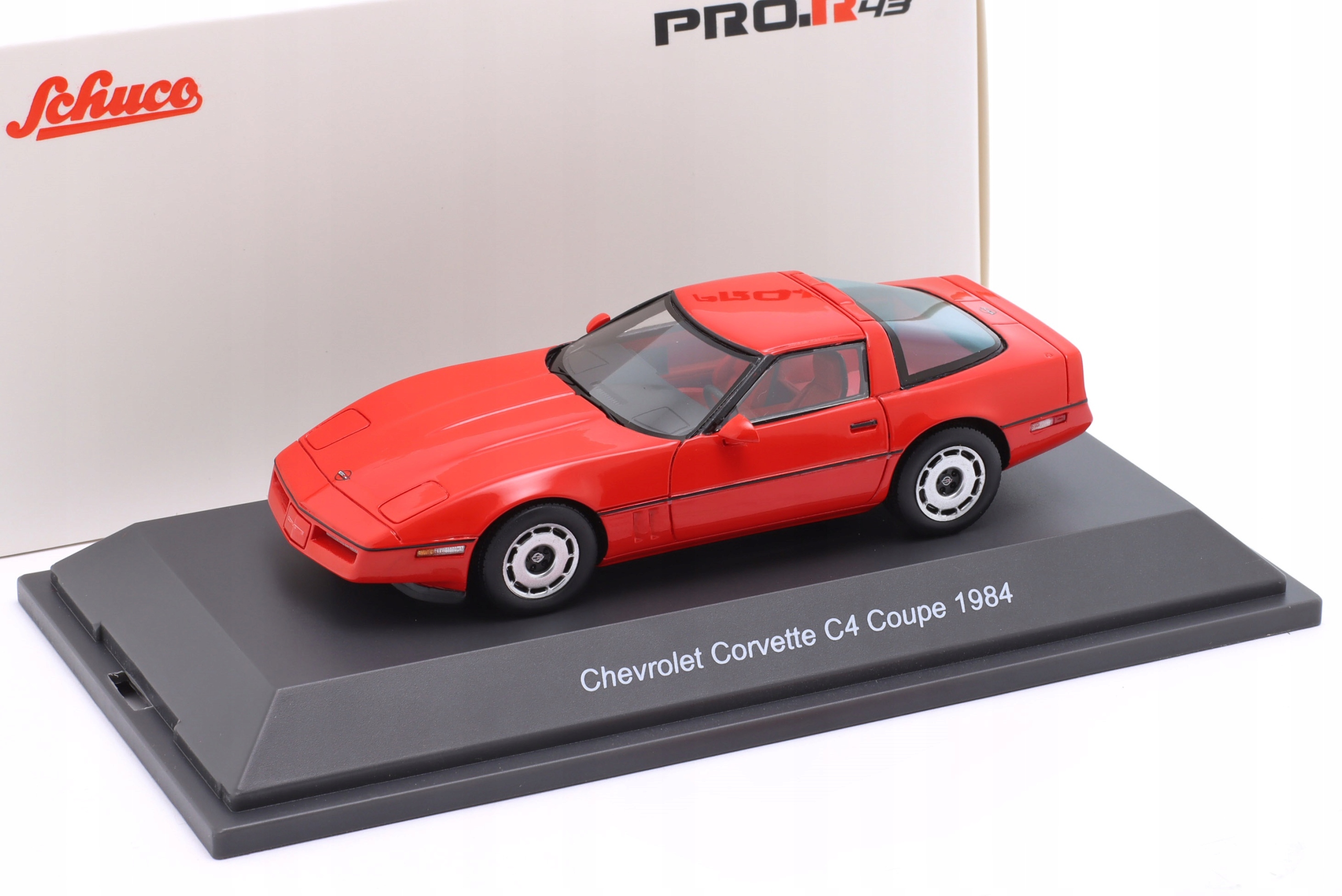 Schuco Chevrolet Corvette C4 Coupe 1984 Red 1:43