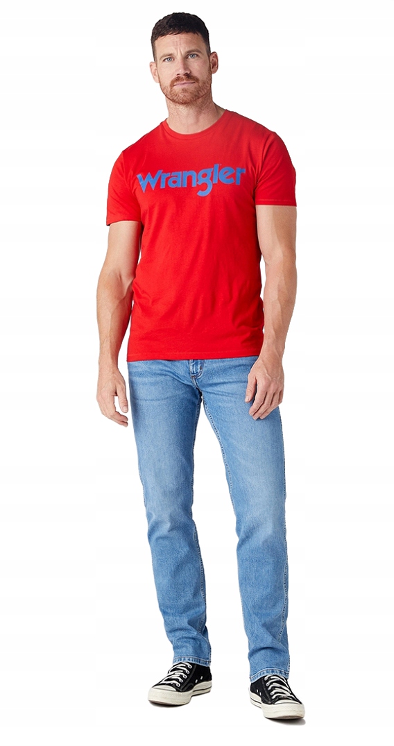 Wrangler GREENSBORO MID NIEBIESKIE JEANSY W38 L34 Model Greensboro