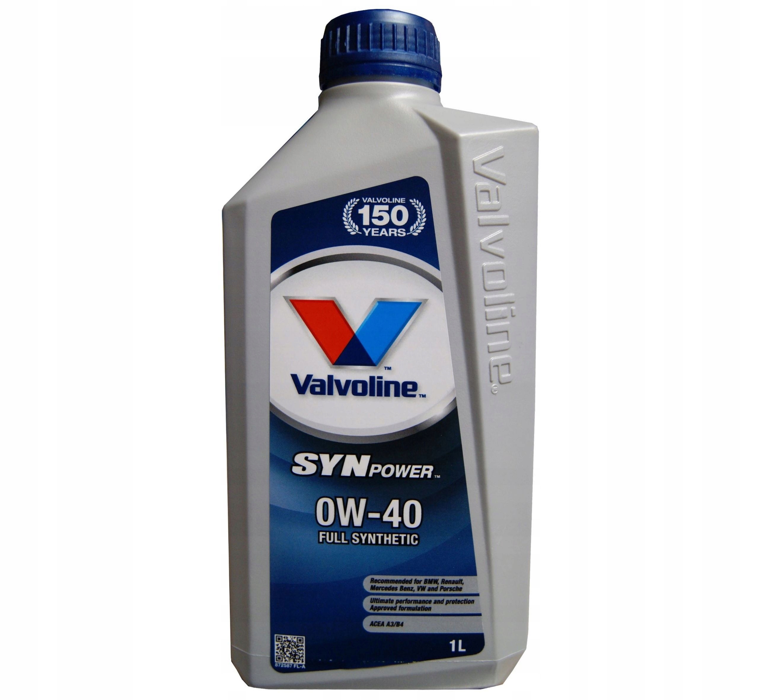 Valvoline Synpower 0W40 1L