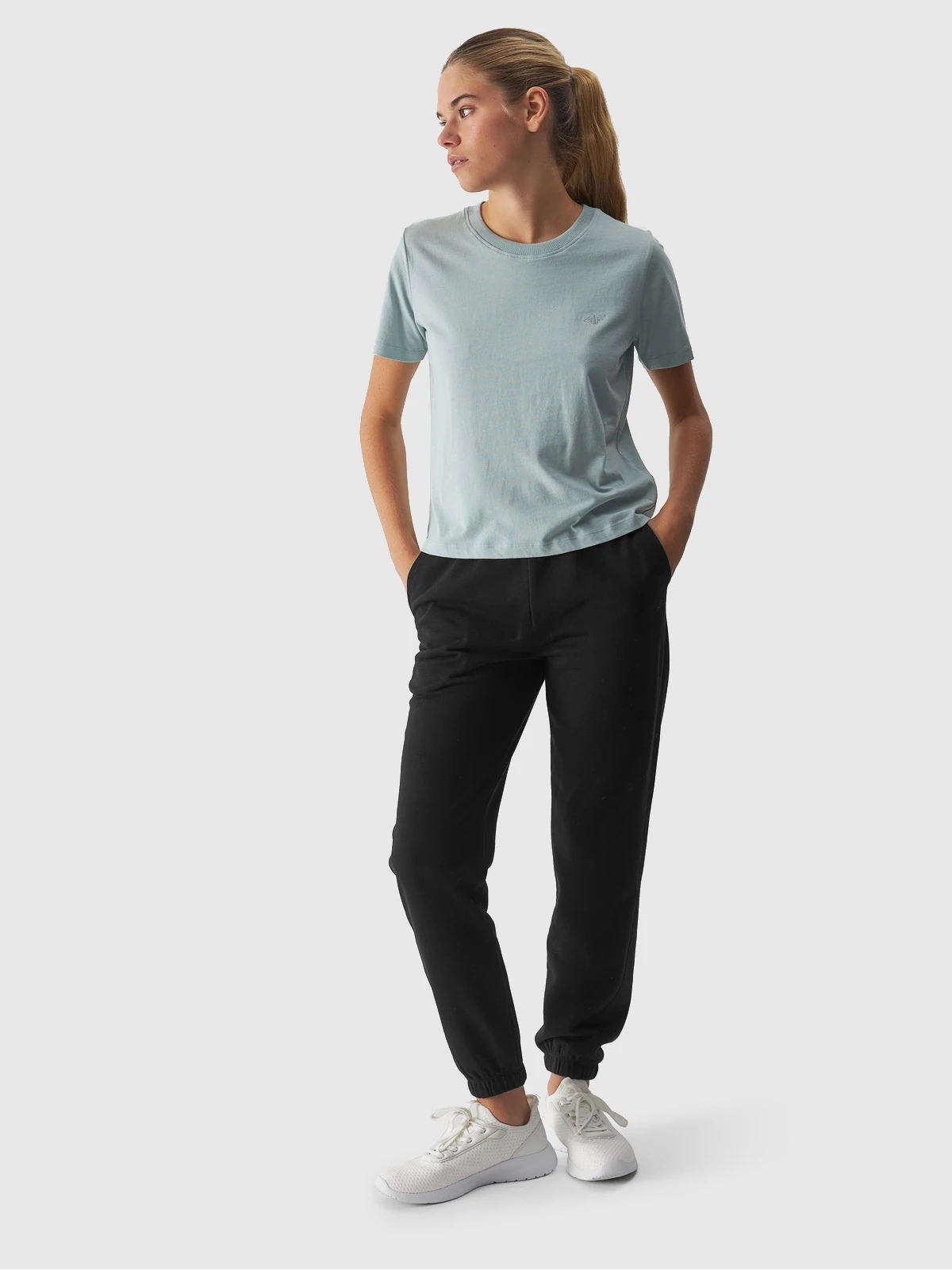 T-SHIRT DAMSKI 4F L KOSZULKA GŁADKA BASIC TTSHF1650 AW24 EAN (GTIN) 5904209061891