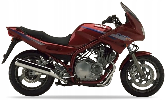 Samolepky Juula Pro Yamaha Xj 900 S Diversion 1995-1996 Červené 2