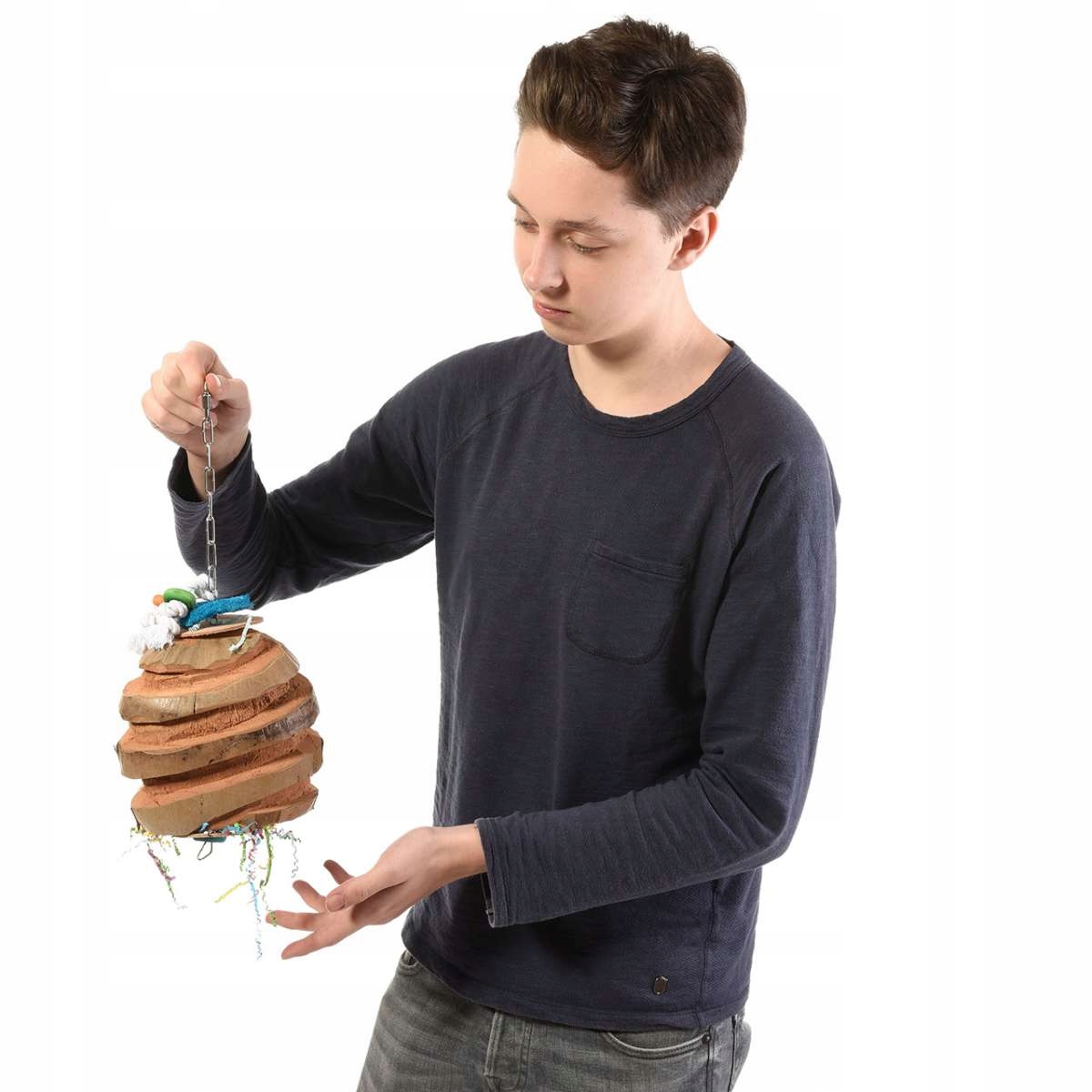 Levně Kokosový Whoopy – přírodní hračka pro velké papoušky