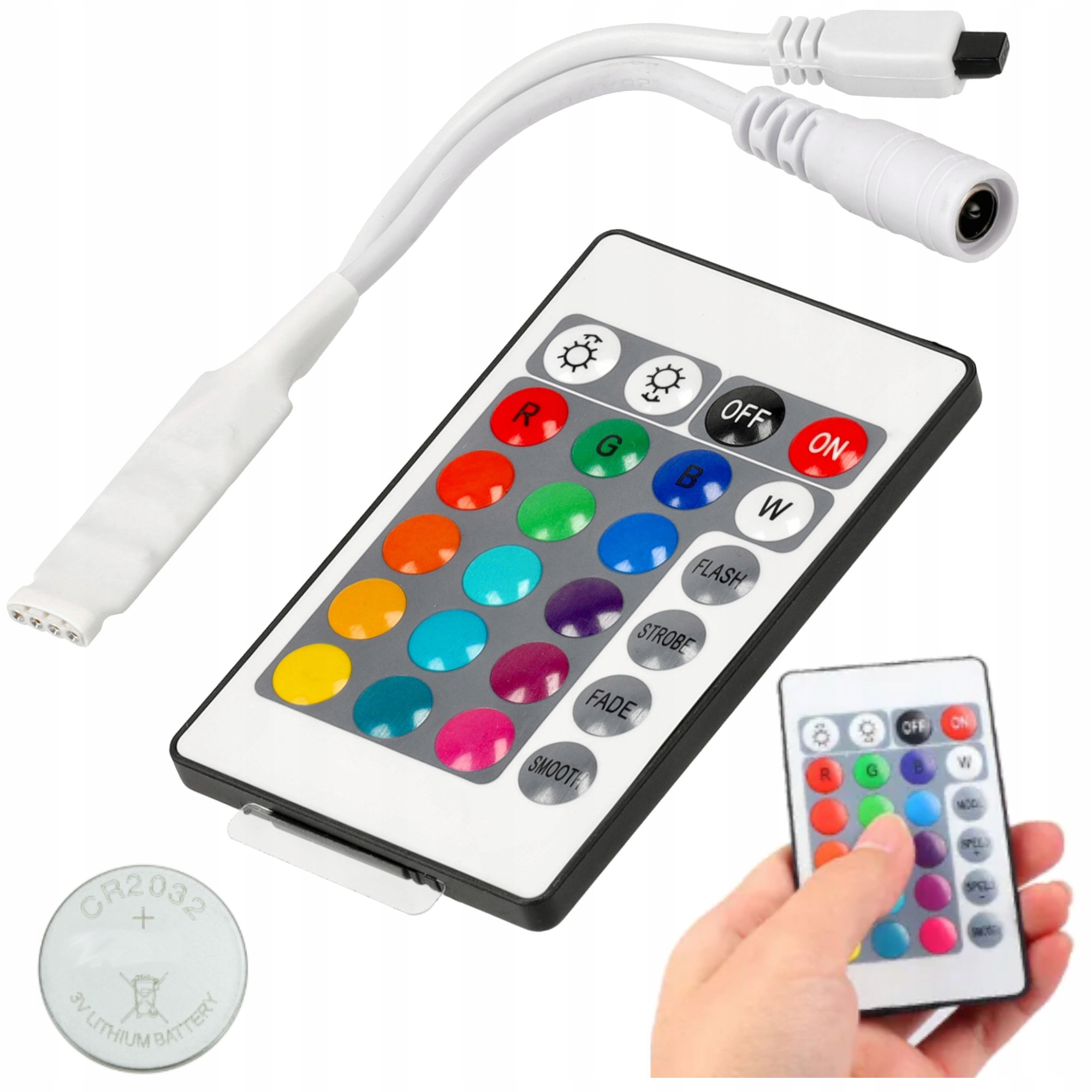 

Sterownik kontroler do Led Rgb pilot IR24 6A 60007