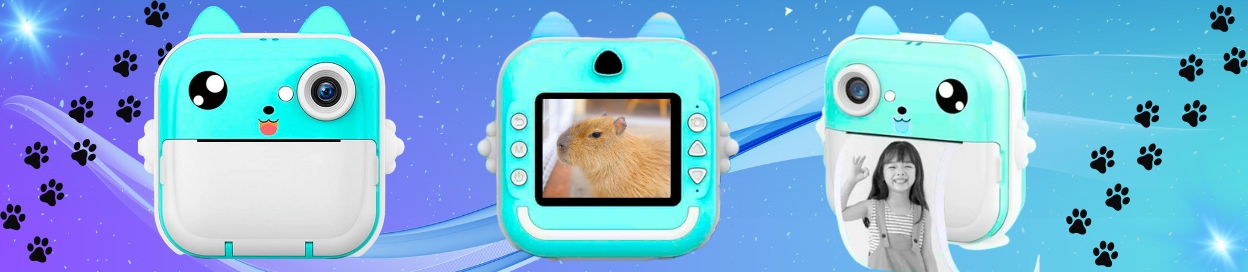 DRUKARKA TERMICZNA APARAT KAMERA 3W1 DRUKARKA NATYCHMIASTOWA+13 ROLEK Zasilanie wbudowane