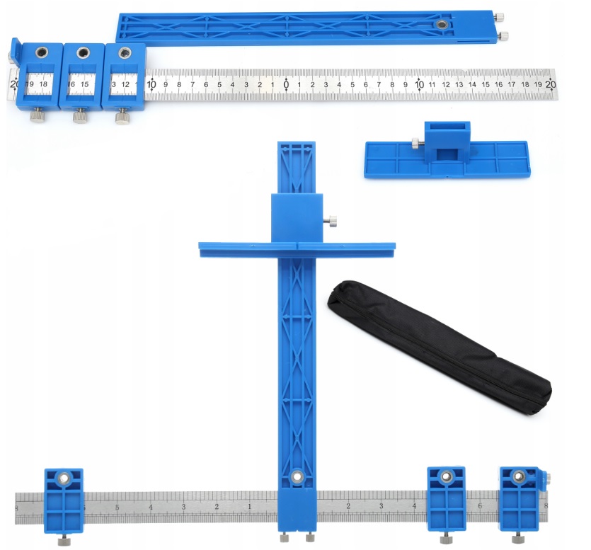 

Szablon Centrujący Stolarski Znacznik Otworów Wzór
