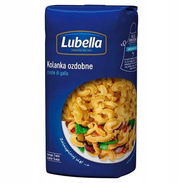 18 Sztuk Lubella Makaron Kolanko Ozdobne 400G-500G nr33