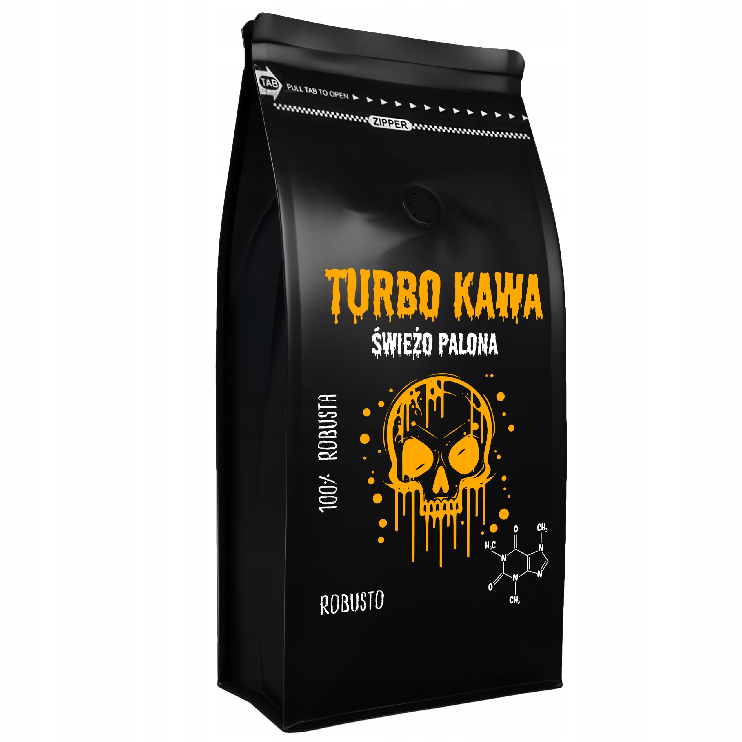 Levně Turbo Káva zrnková do kávovaru 1 kg 100% Robusta Robusto