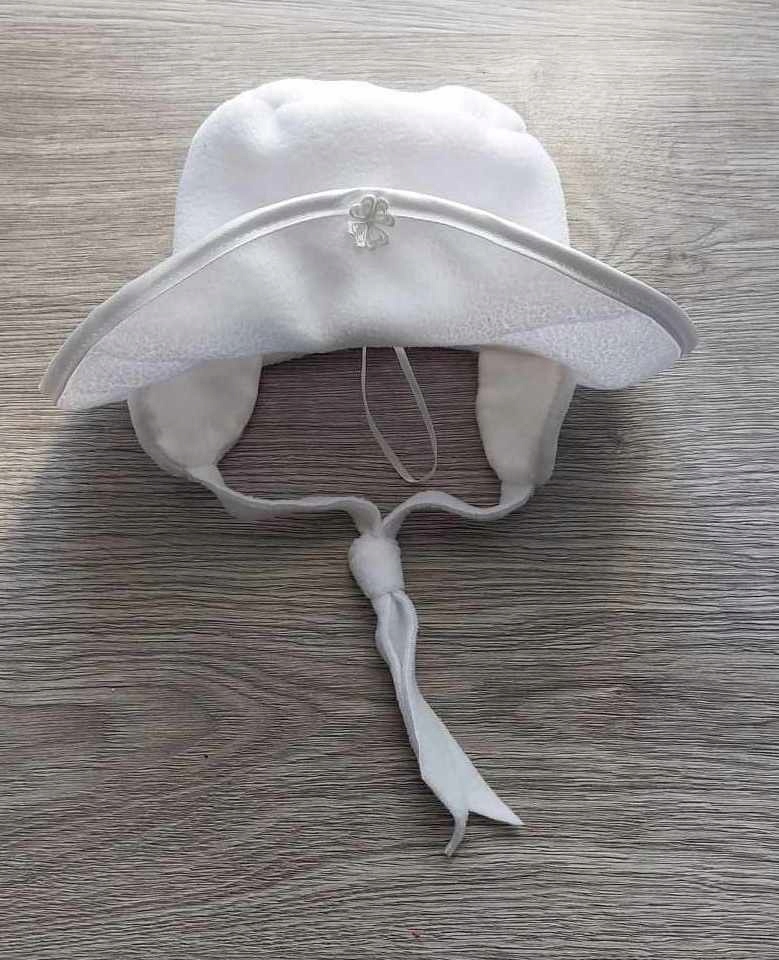 KAPELUSIK POLAROWY DLA DZIEWCZYNKI- 38-40 CM