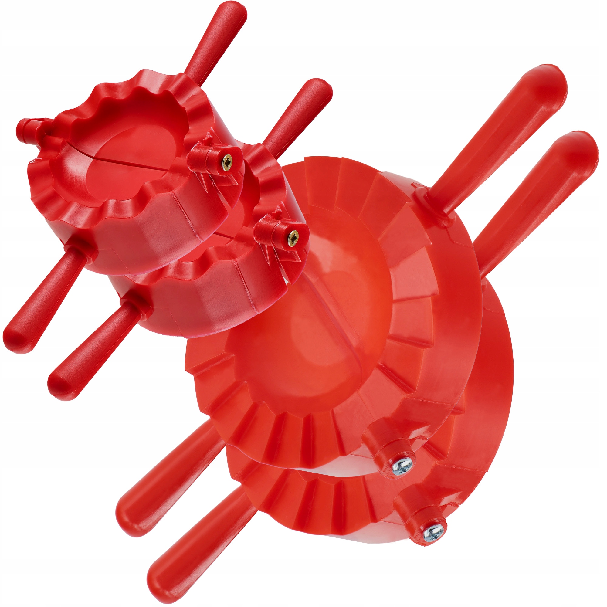 FORMA DO LEPIENIA PIEROGÓW USZEK WYKRAWACZ PIEROGARKA FOREMKA MASZYNKA 4szt