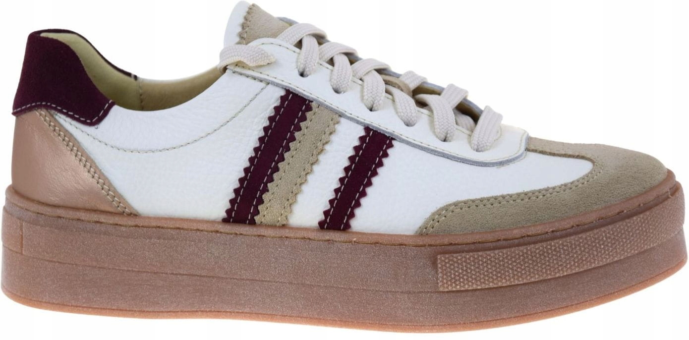 Kampa N1234 dámské kožené polobotky na platformě, styl a pohodlí VEL.40