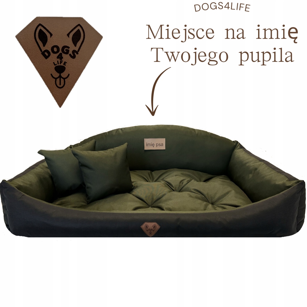 Levně Pelíšek kotec pro psa 100x75 Dogs4life personalizované jméno vašeho psa