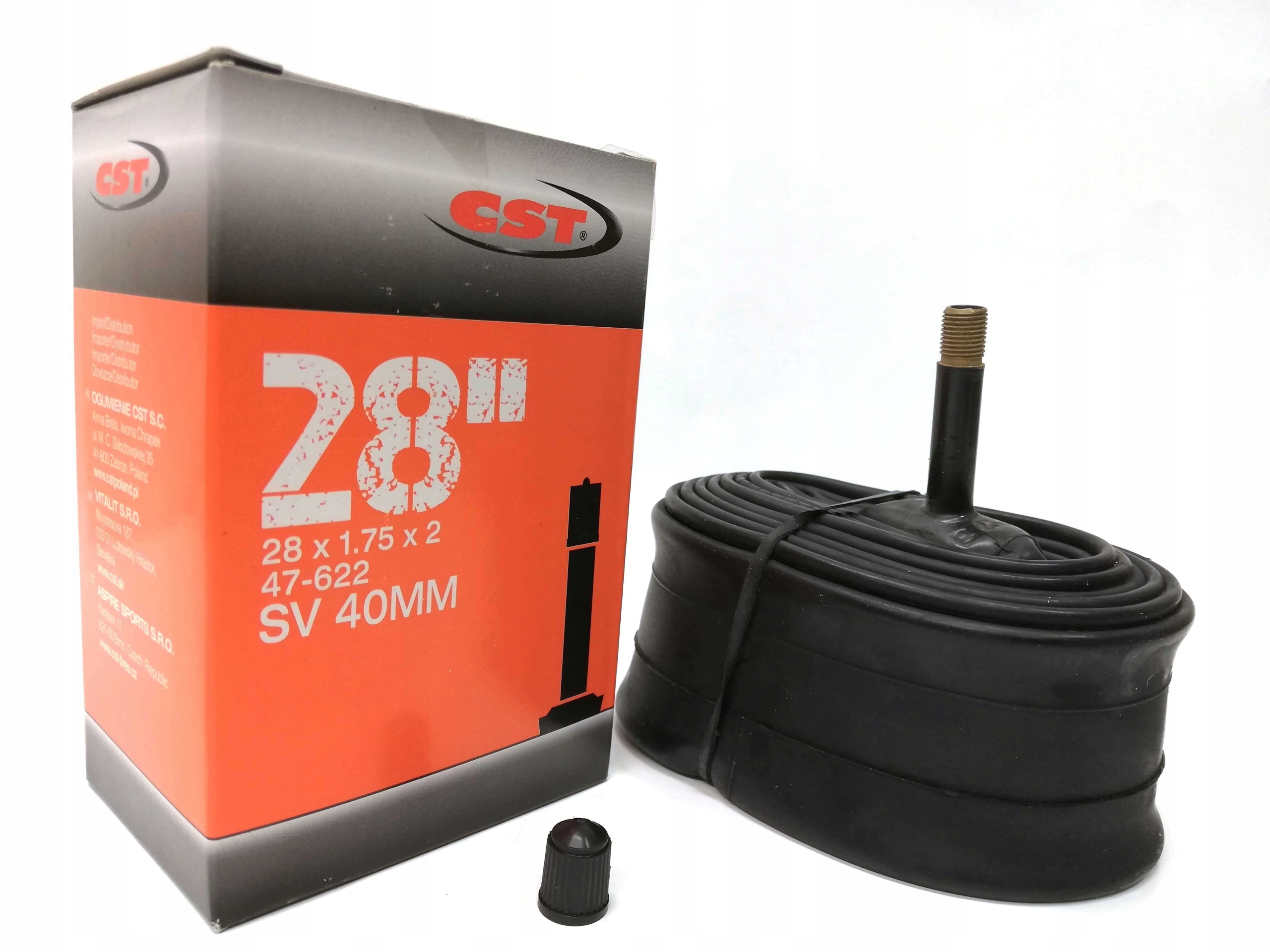 

Dętka Cst 28x1,75 Av (Schrader) TB-CS088