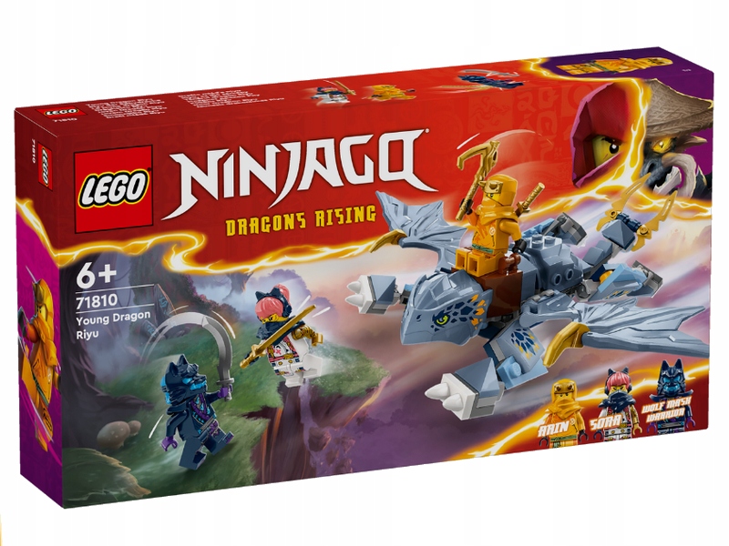 LEGO Ninjago 71810 Smoczątko Riyu 6+ (Elementy: 132)