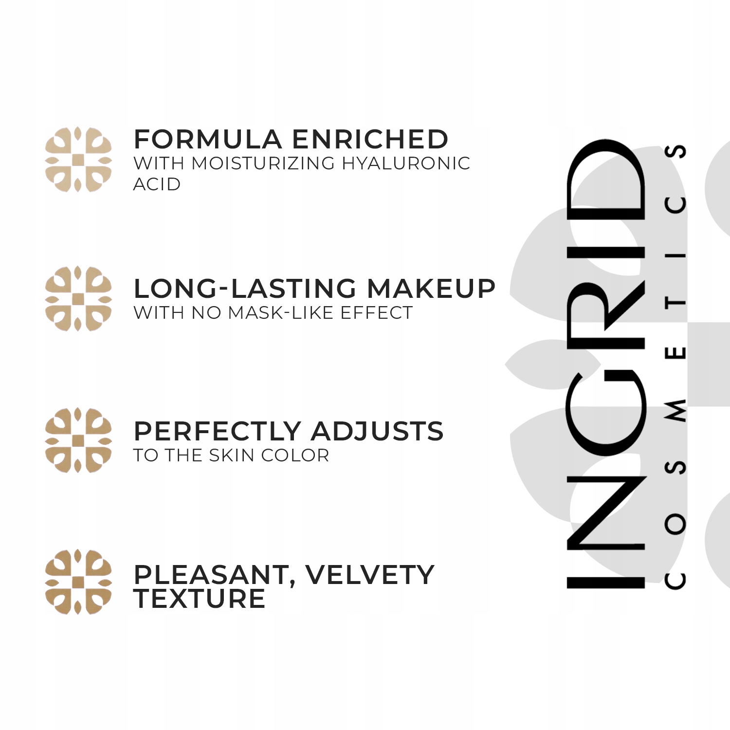 INGRID COSMETICS ZESTAW DO MAKIJAŻU PODKŁAD 16, KOREKTOR 11 Rodzaj zestaw