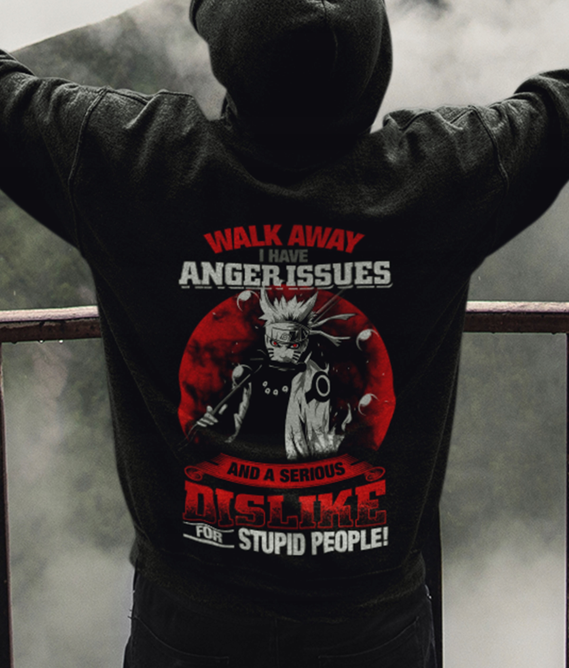 

Bluza Z Kapturem Naruto I Have Anger Issues