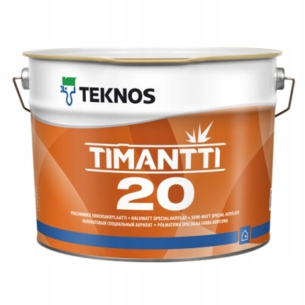 Barva polomatná Teknos Timantti 20 2,7L do koupelny a kuchyně odolná vůči plísním