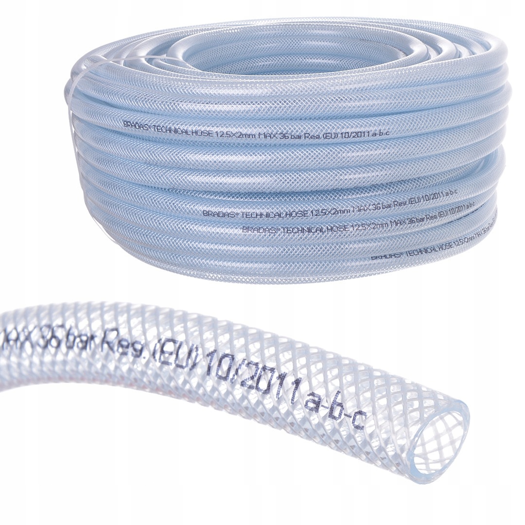 

Wąż techniczny Pvc wzmacniany 12,5 x 2 mm z metra
