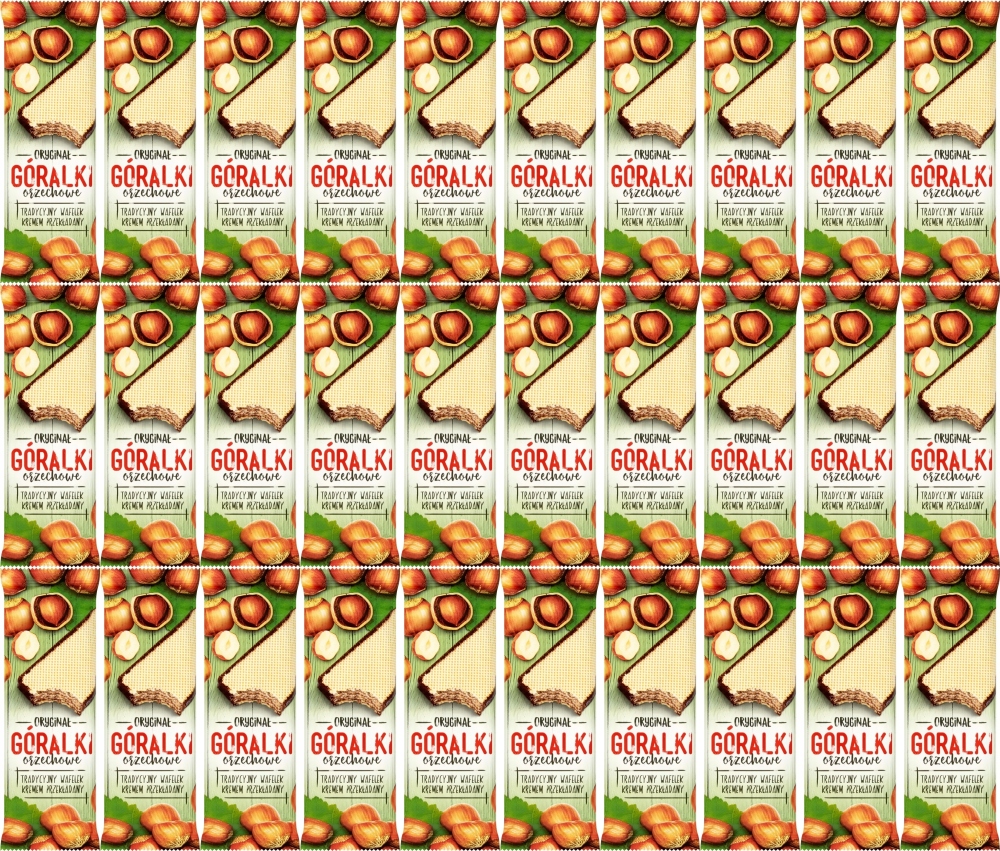 Wafelek Góralek Orzechowy 45g x108