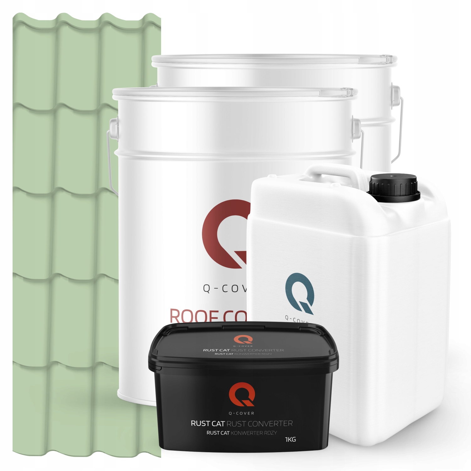 Farba Na Kovovú Strechu Zelená Pastelová Ral 6019 74 m2 Lesk